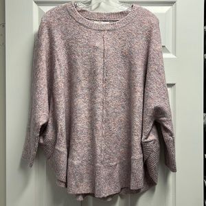 Light purple poncho sweater
